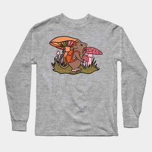 Rat With Backpack Long Sleeve T-Shirt